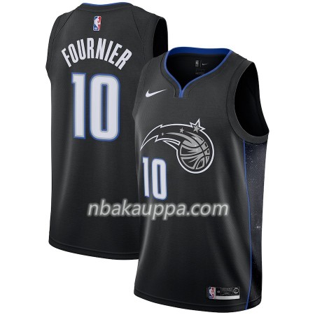 Orlando Magic Evan Fournier 10 2018-19 Nike City Edition Musta Pelipaidat Swingman - Miesten